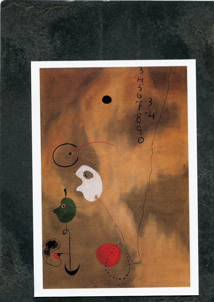 Ansicht Joan Miro - The Bill, Verzenden, 1980 tot heden, Ongelopen