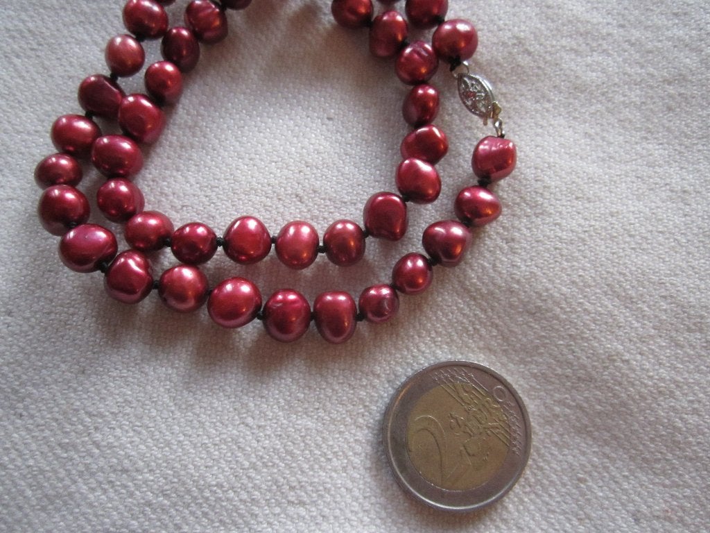 15.  Echte parels zoetwaterparels,  41 cm, Ophalen, Overige materialen, Ketting