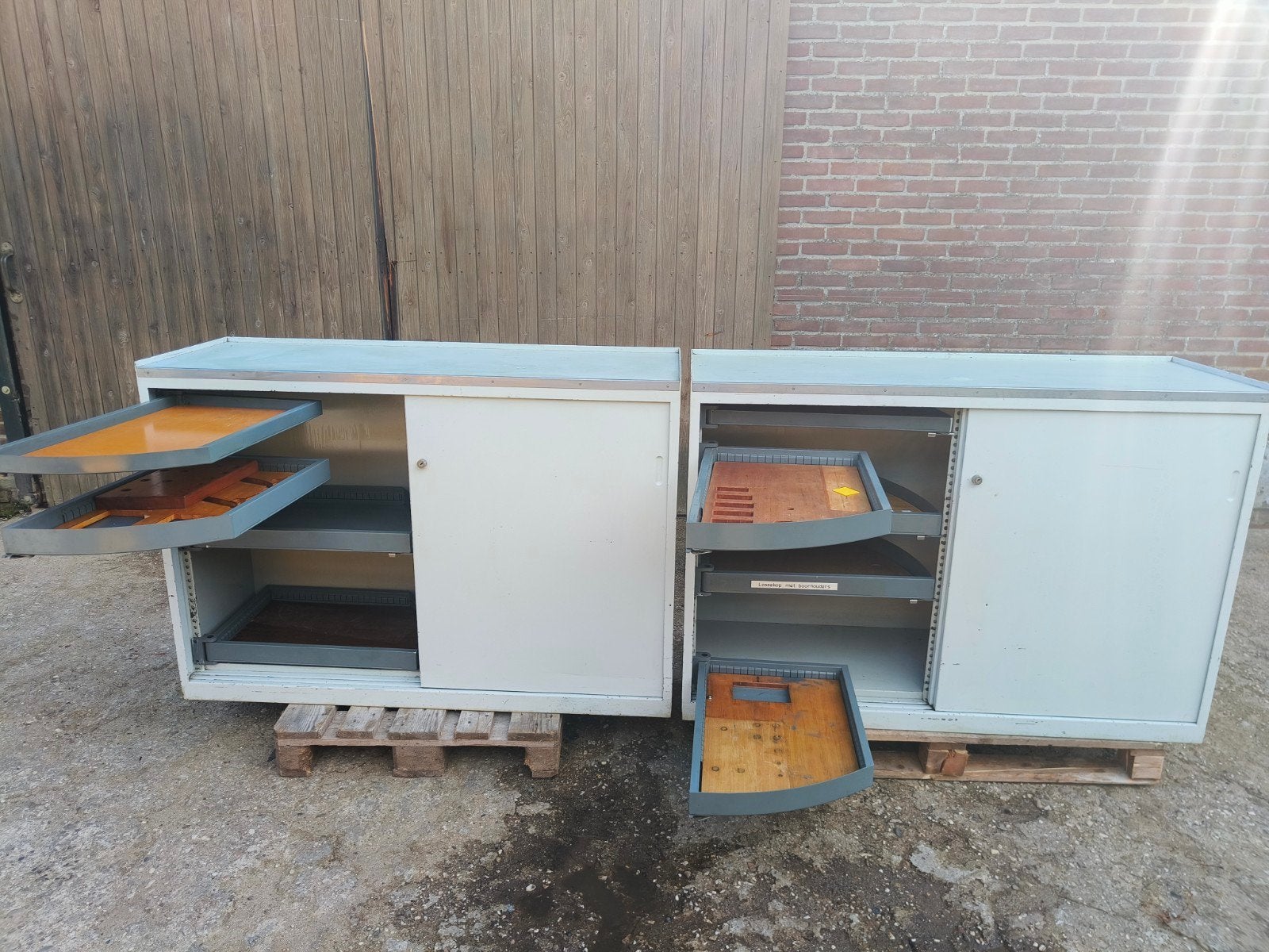 Werkplaatskast (2x), Ophalen, ., ., .