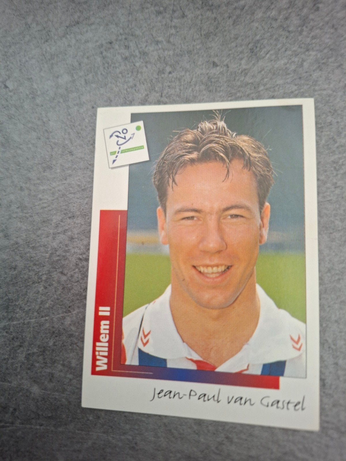 Panini sticker Voetbal 96. Jean-Paul van Gastel Willem II., Ophalen of Verzenden, Zo goed als nieuw, Sticker