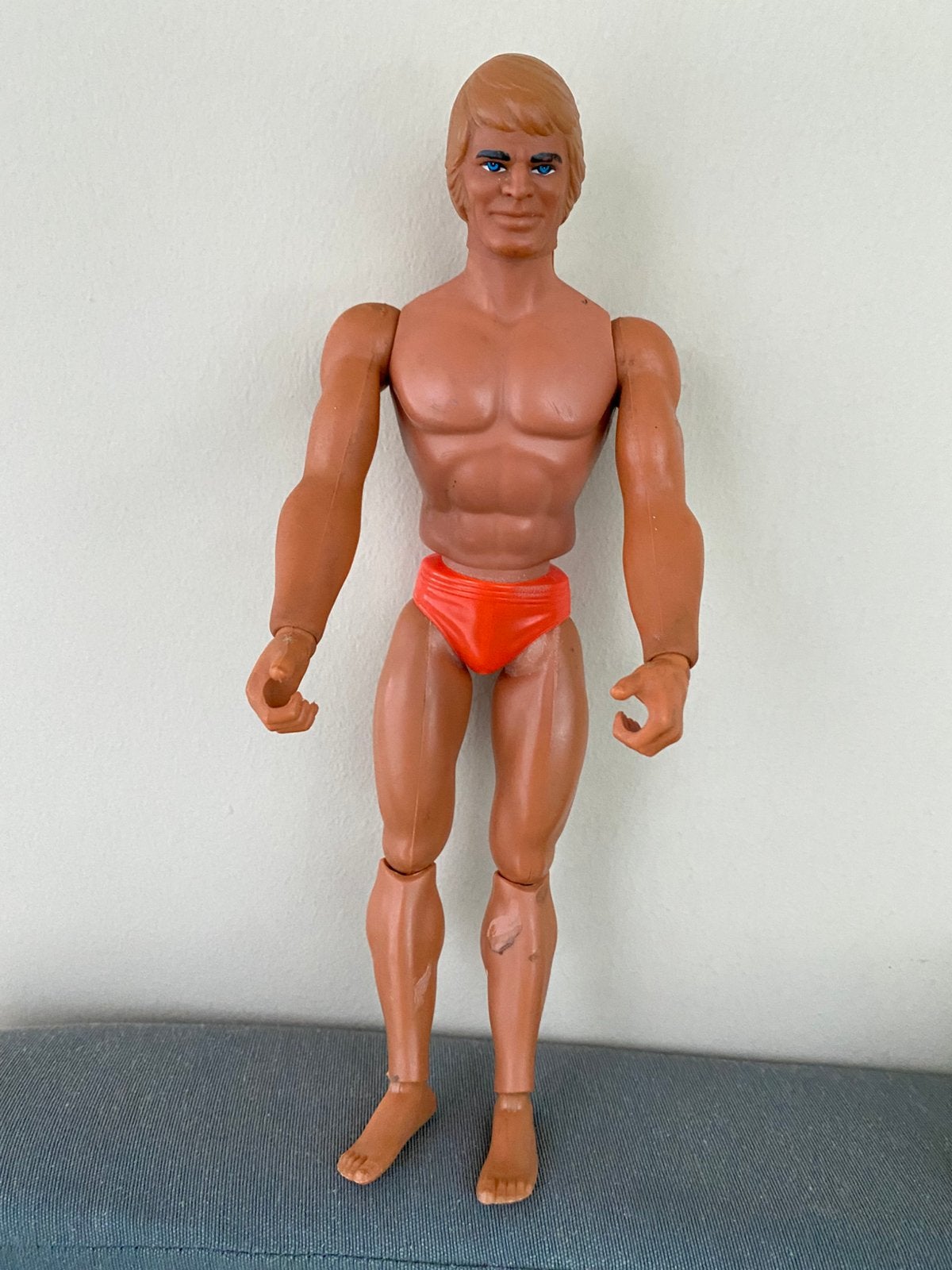 Vintage Big Jim Big Jeff 70 s Mattel niet Ken Barbie, Ophalen of Verzenden, Pop