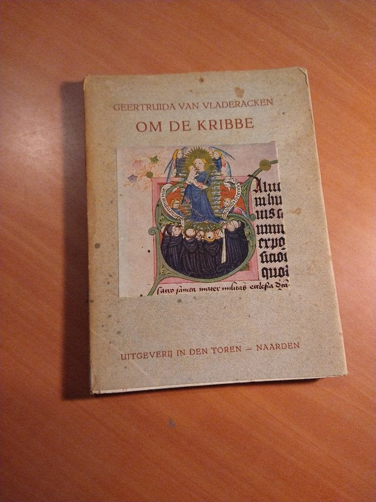 Vladeracken, Geertruida van. Om de kribbe, Boeken, Ophalen of Verzenden, Gelezen, Cartoons