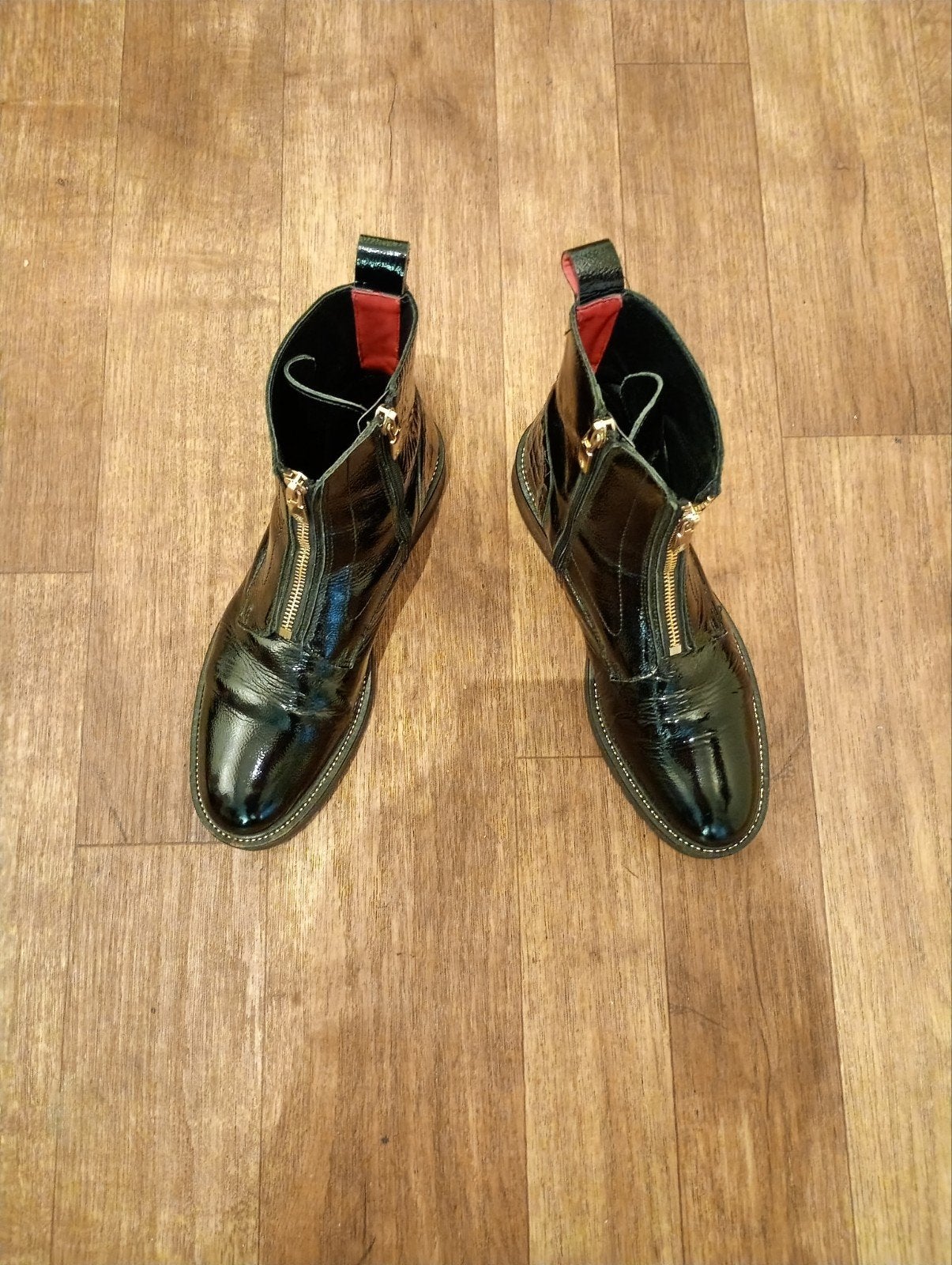 HABOOB leren schoenen , maat 39 , 1x aangehad, Ophalen of Verzenden, Zo goed als nieuw, Zwart, Hoge laarzen