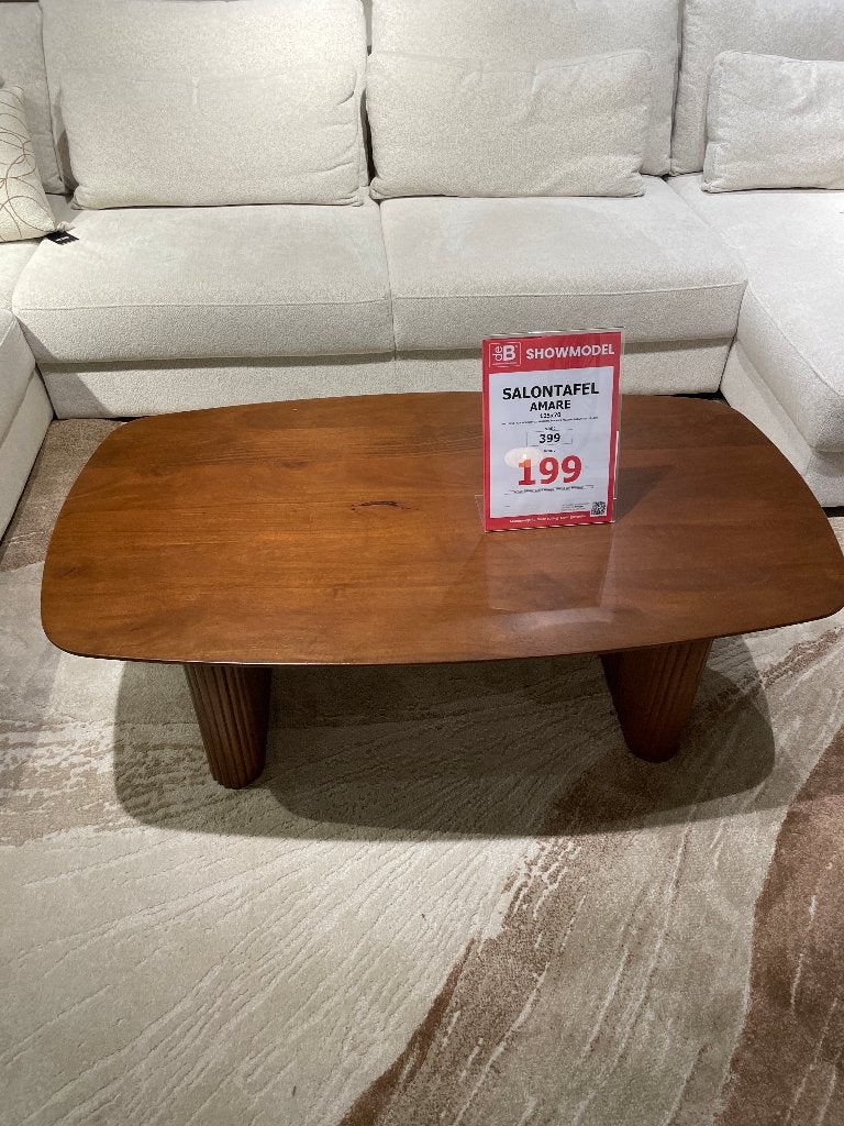 Showmodel Salontafel Amare, Ophalen, 100 tot 150 cm, 50 tot 100 cm, Zo goed als nieuw