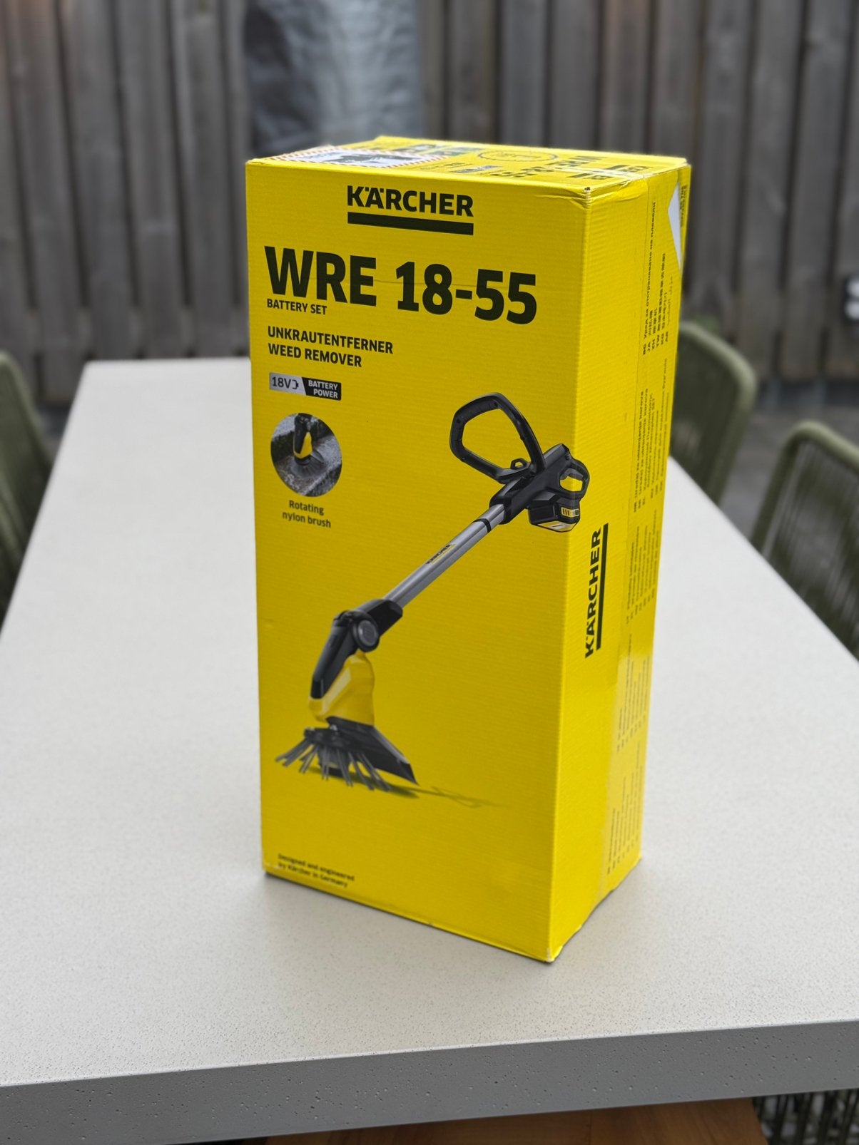 Kärcher WRE 18-55 onkruid verwijderaar met accu en lader, Tuin en Terras, Ophalen of Verzenden, Nieuw