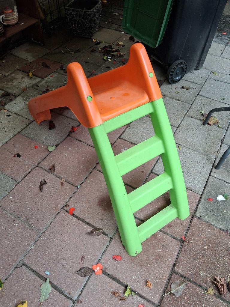 Glijbaantje, Ophalen, Gebruikt, Glijbaan