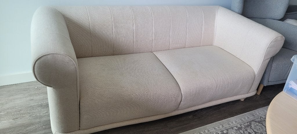 2 x Bank ikea VISKAFORS 2-zits, Ophalen, Gebruikt, 75 tot 100 cm, Tweepersoons