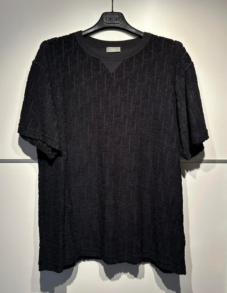 Dior Oblique T-shirt, Kleding | Heren, Ophalen of Verzenden, Zo goed als nieuw, Zwart