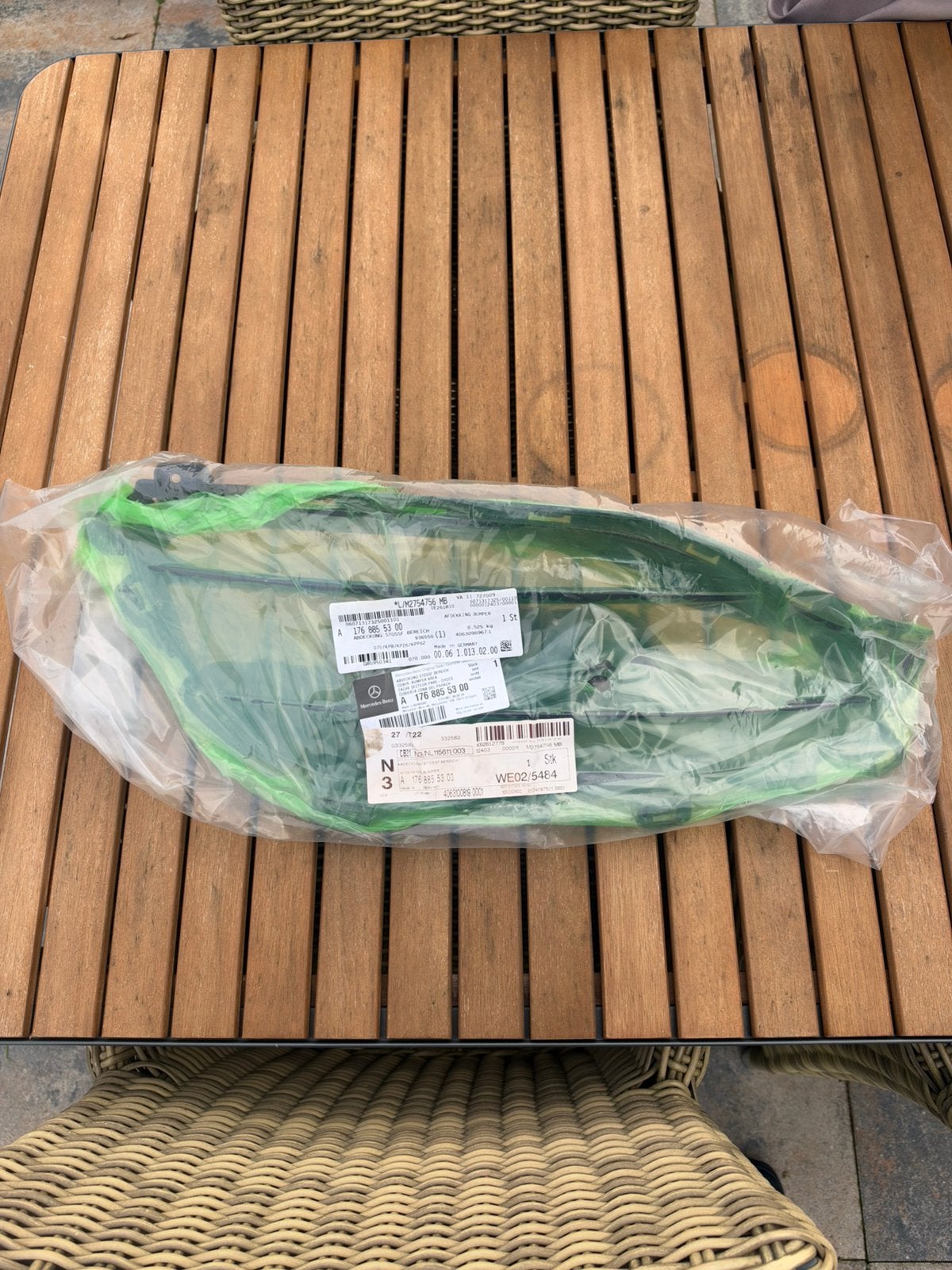 Originele mercedes a45 amg bumper grill / sierlijst links, Ophalen of Verzenden, Nieuw