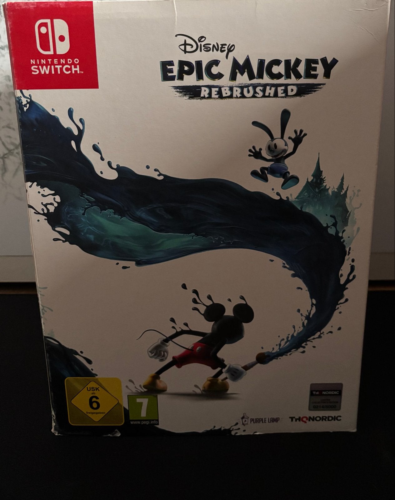 Epic Mickey Rebrushed :Collectors Edition - nintendo switch, Avontuur en Actie, 1 speler, Nieuw, Ophalen of Verzenden