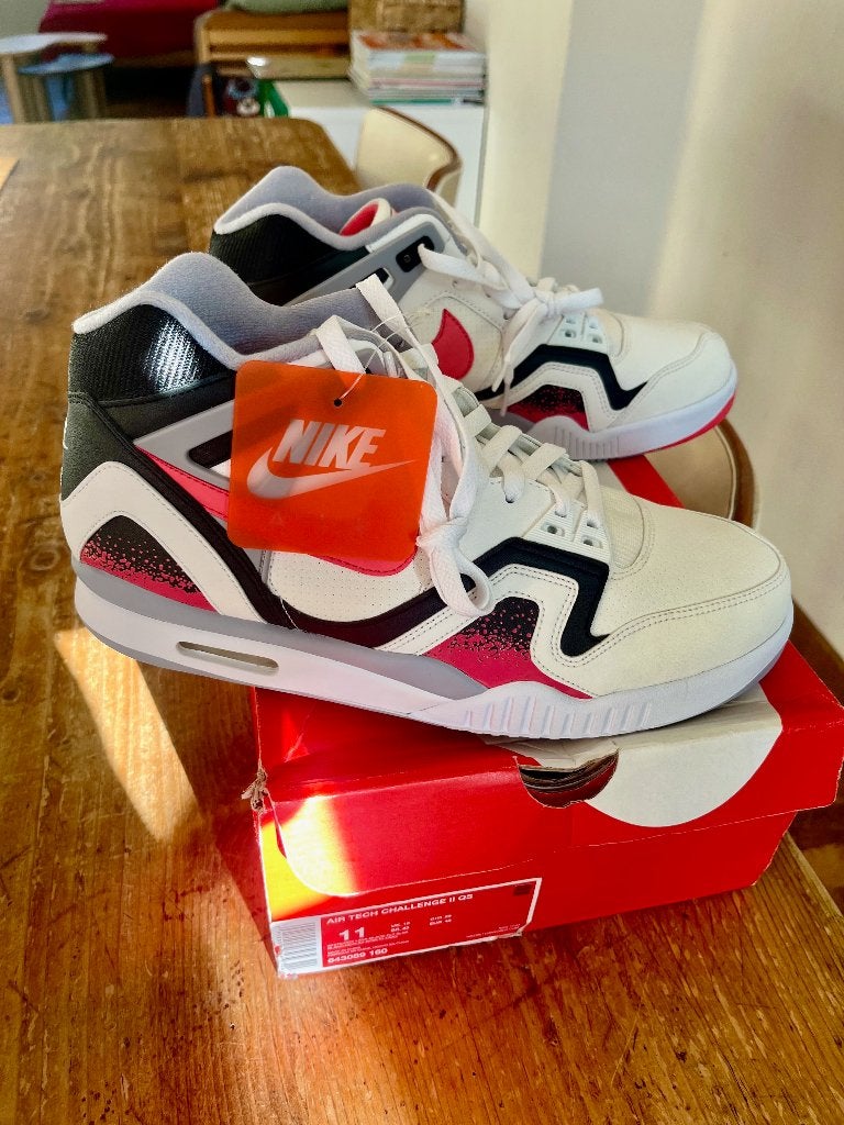 Nike Air Tech Challenge II QS Hot Lava 45 NIEUW, Kleding | Heren, Schoenen, Ophalen, Overige kleuren, Sportschoenen, Nike