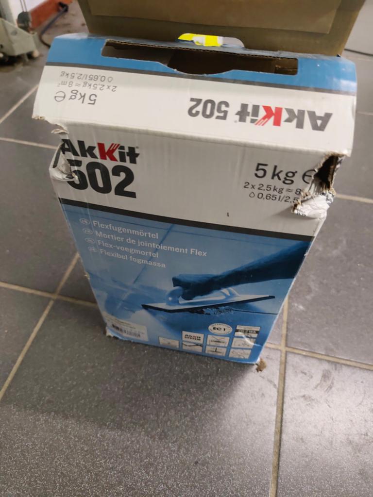 Akkit 502 Flexvoegmortel Pergamon 5 kg nieuw, Ophalen of Verzenden