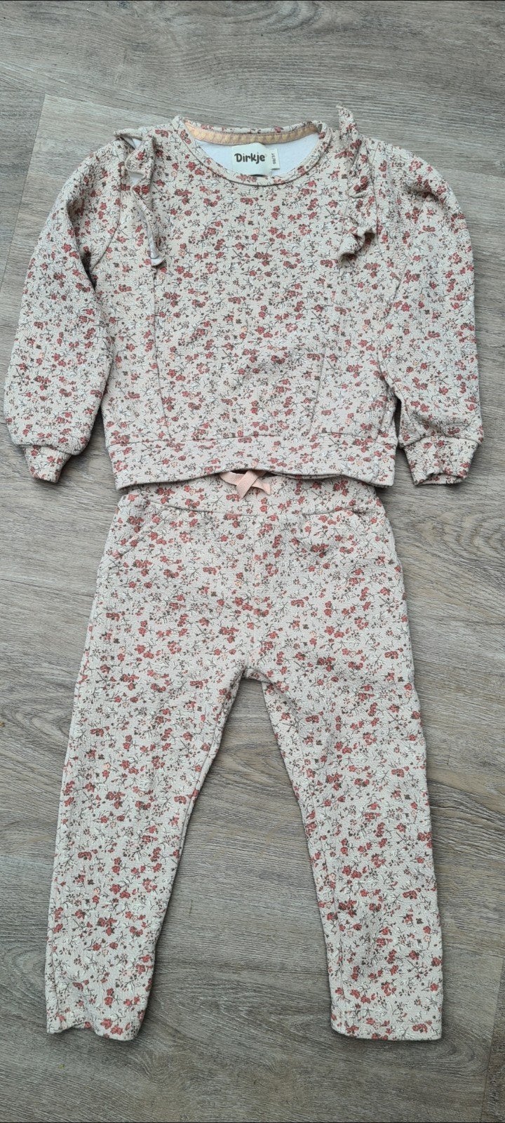Setje merk Dirkje maat 98, Kinderen en Baby's, Kinderkleding | Maat 98, Ophalen of Verzenden, Zo goed als nieuw, Dirkje, Meisje