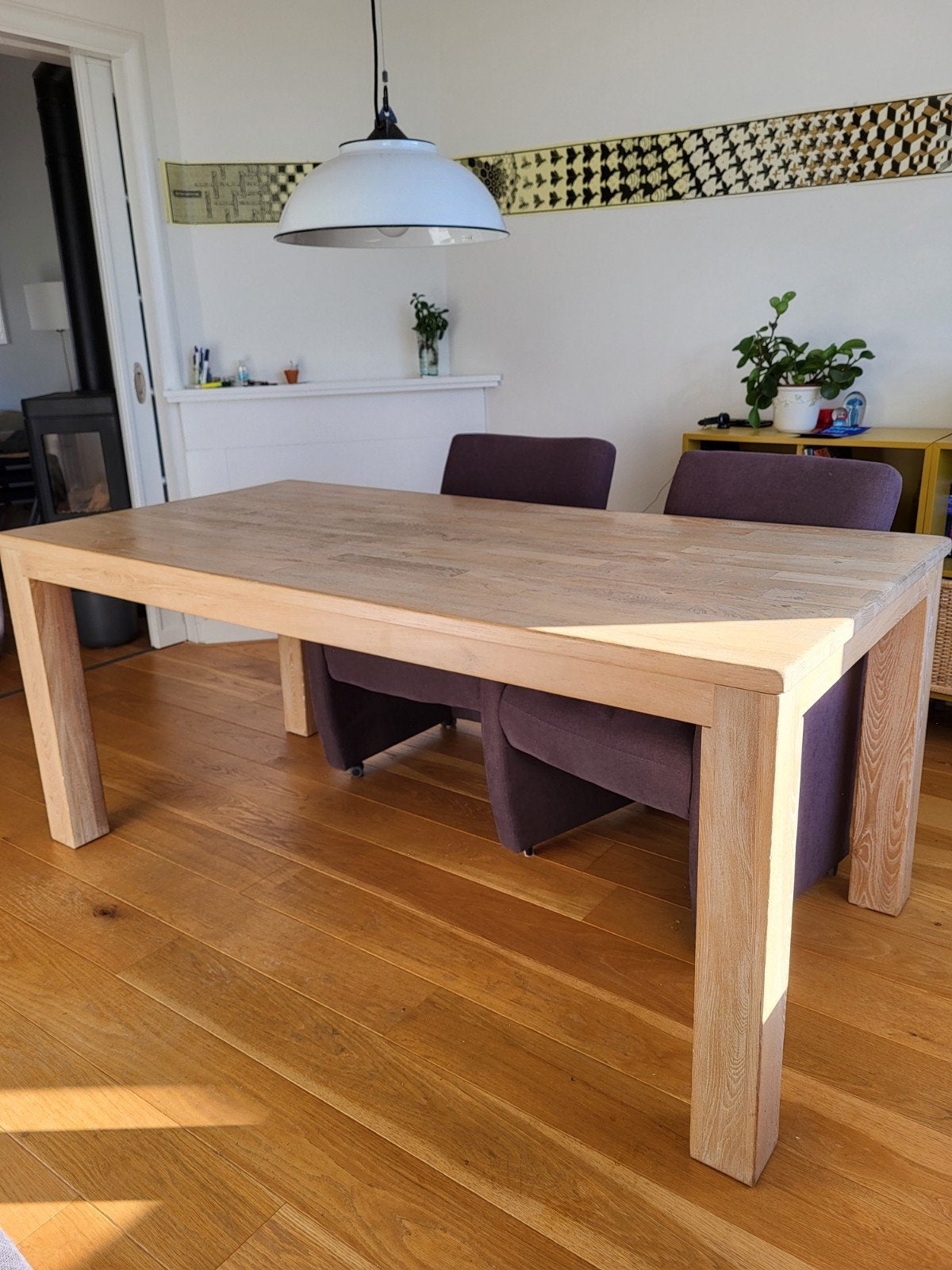 Emaille industriële hanglamp, Ophalen of Verzenden, Zo goed als nieuw, Metaal