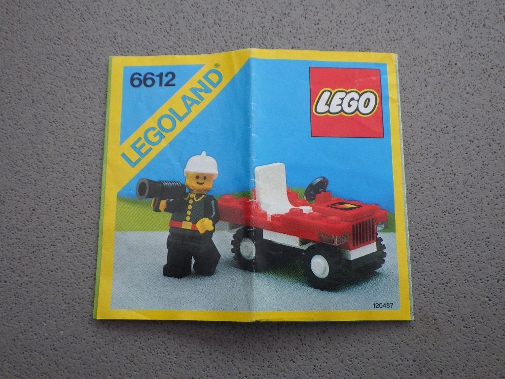 Lego Legoland 6612 boekje, Ophalen of Verzenden, Gebruikt