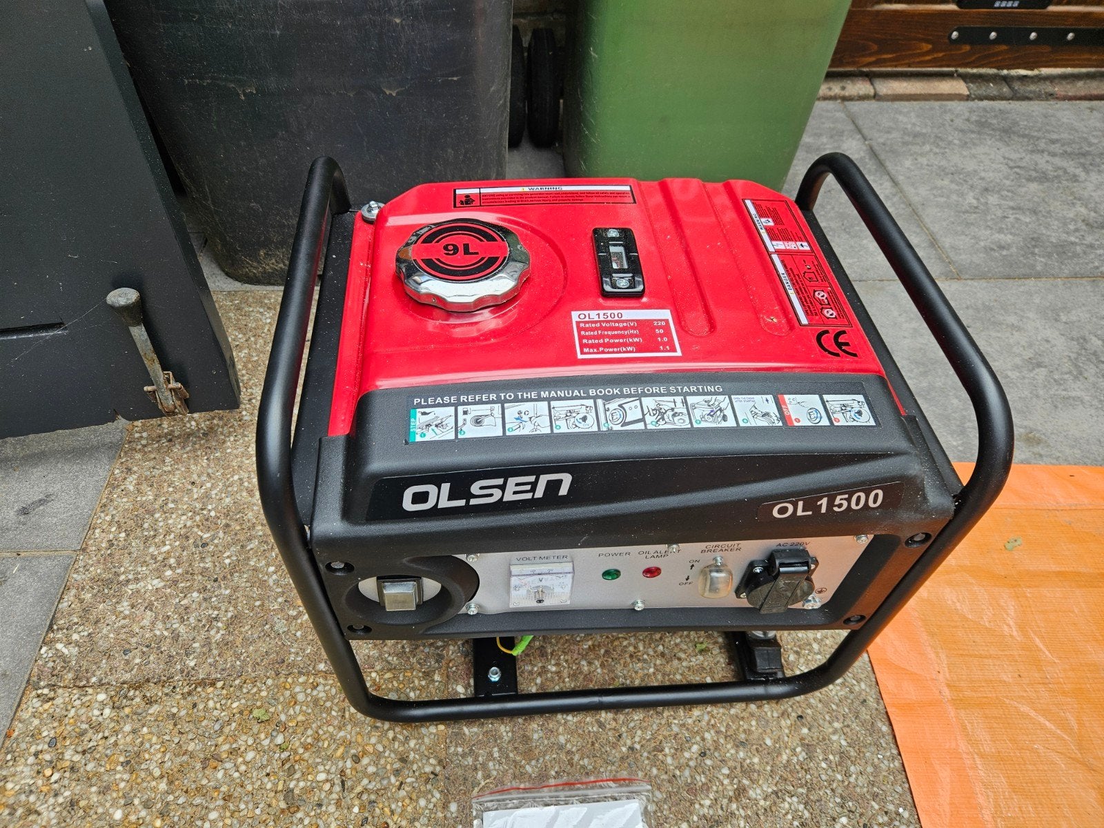 Nieuw Compact Aggregaat OLSEN OL1500 - Benzine 1.1kW, Ophalen, Nieuw