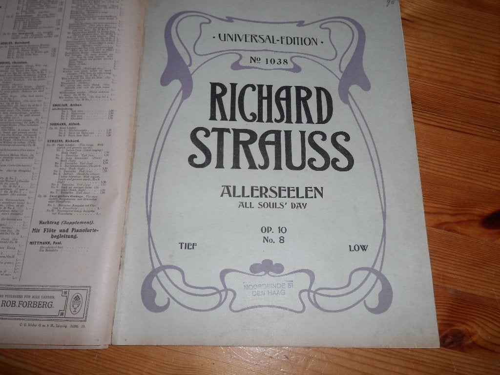 Richard Strauss, Muziek en Instrumenten, Zang, Gebruikt, Klassiek, Ophalen of Verzenden