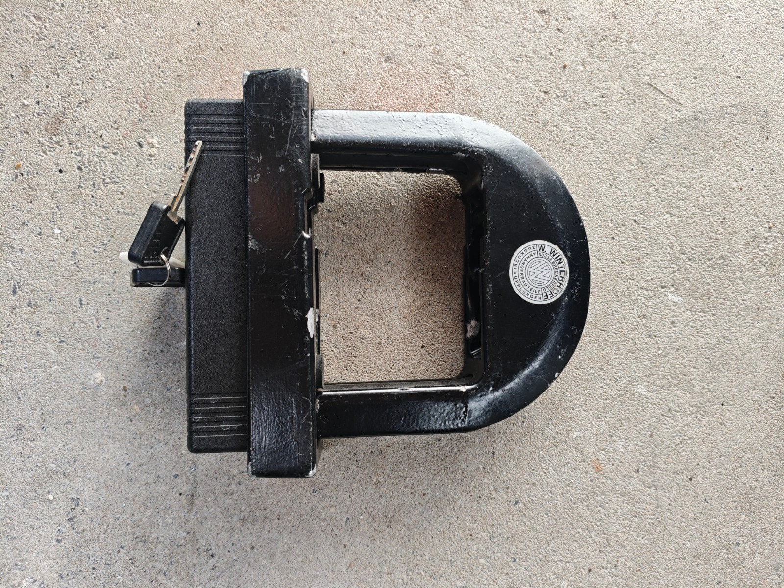 Winterhoff WS3000 stabilisator slot met 2 sleutels, Ophalen of Verzenden, Gebruikt