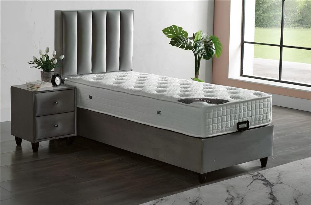 Baza bed met Opbergruimte Pasifik 1-persoons, Verzenden, Nieuw, Tweepersoons, 90 cm
