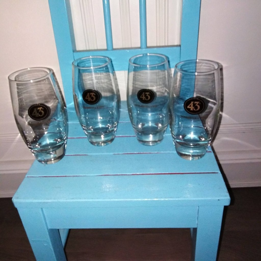 Licor 43 Cuarenta y Tres longdrink glazen 4 stuks, Ophalen, Glas of Glazen, Overige stijlen, Glas