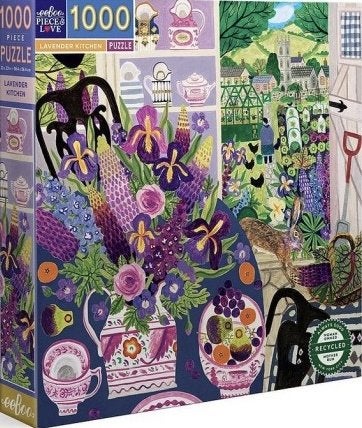 eeBoo - Lavender Kitchen - 1000 stukjes, Ophalen of Verzenden, 500 t/m 1500 stukjes, Nieuw, Legpuzzel