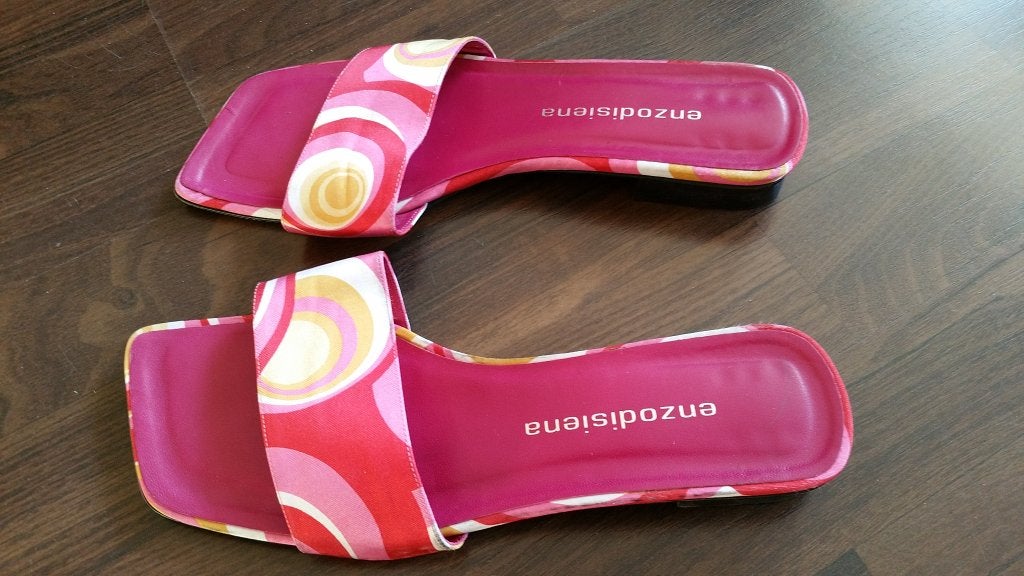 Enzo di Siena slippers roze Glamour Italian Fashion maat 40, Slippers, Enzo di Siena, Ophalen of Verzenden, Zo goed als nieuw