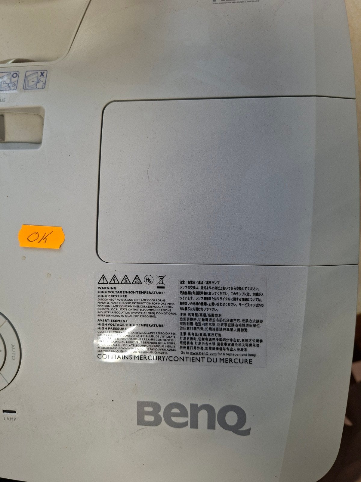 BenQ Beamer MX854UST DLP Projector - Zo goed als nieuw, Gebruikt, DLP, Overige resoluties, BenQ