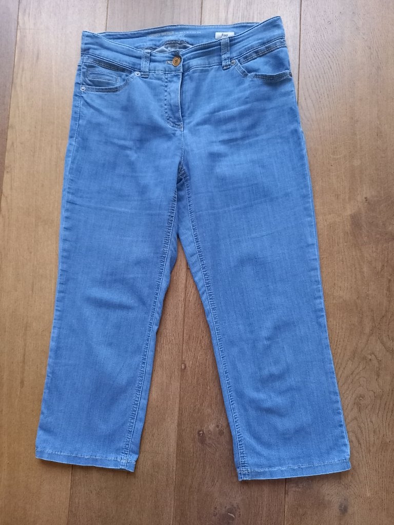 GERRY WEBER CAPRI BROEK MAAT 40, Maat 38/40 (M), Blauw, GERRY WEBER., Ophalen of Verzenden