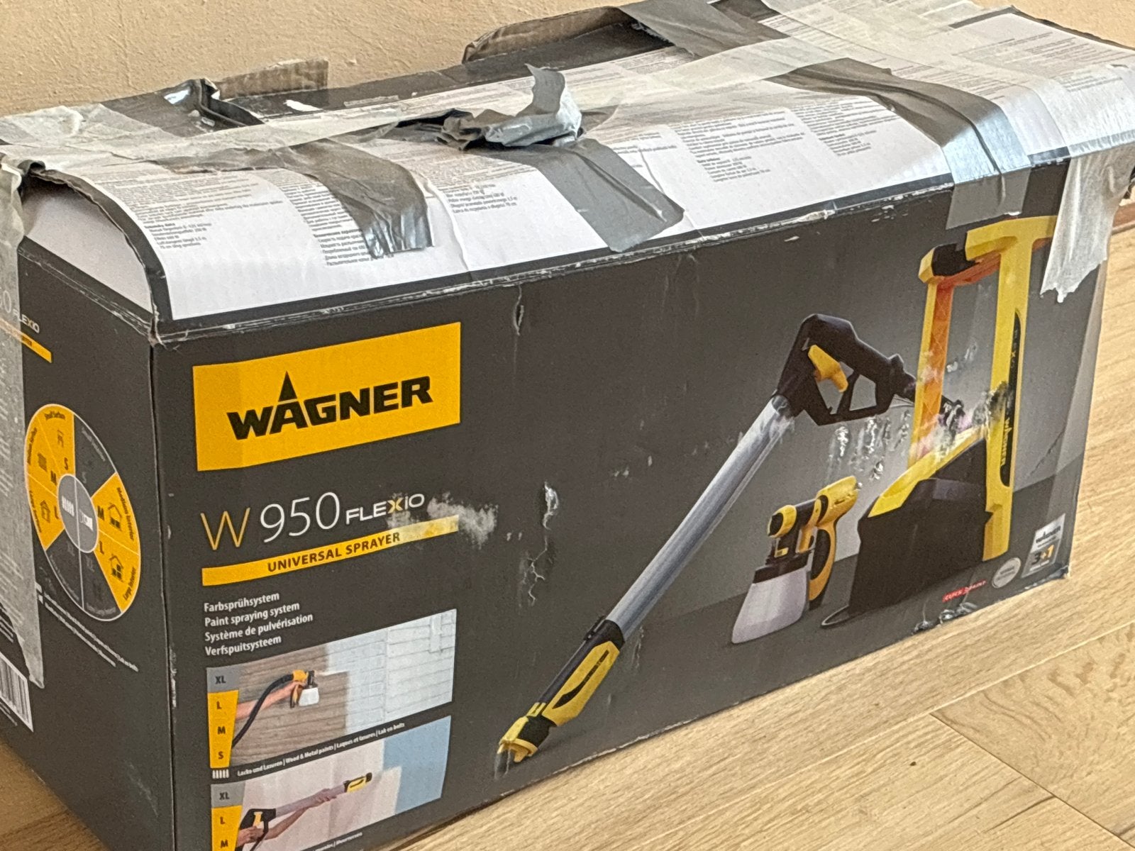 Wagner W 950 Flexio Universele Verfspuit, Doe-het-zelf en Verbouw, Schildersmaterialen, Ophalen, Gebruikt, Verfspuit of Verfpomp