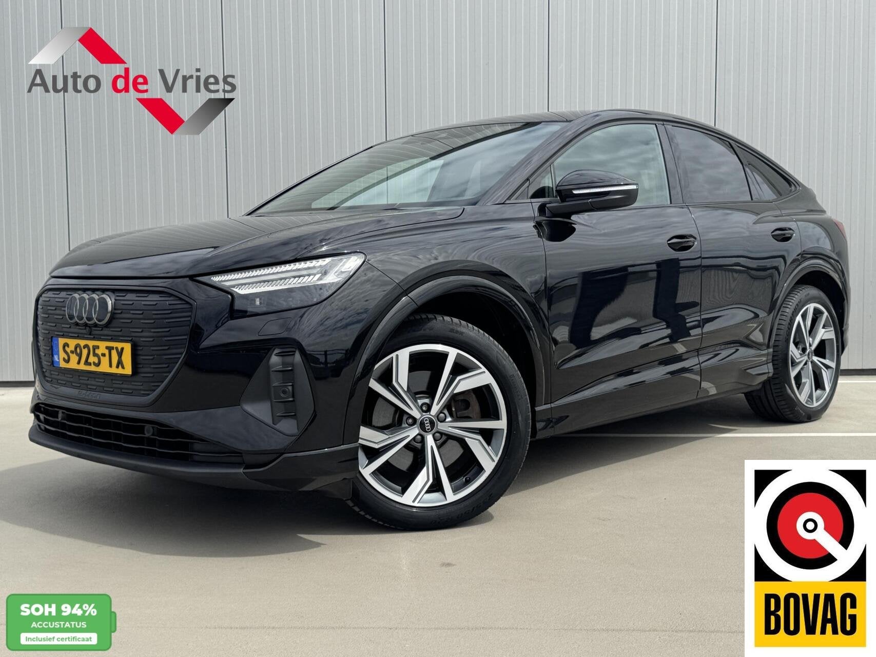 Audi Q4 Sportback e-tron 40 Advanced edition 77 kWh|NL-Auto, Auto's, Automaat, Dealer onderhouden, Gebruikt, Zwart