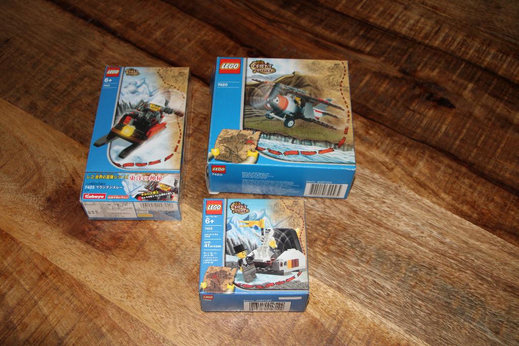 LEGO, Oriënt Expedition, 7409, 7420, 7423 (Kabaya), Lego, Nieuw, Ophalen of Verzenden, Meerdere sets