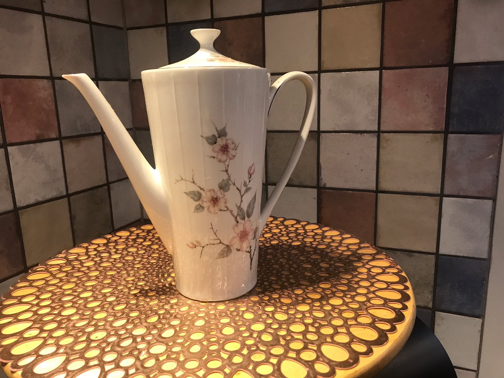 ZEH,Scherzer,Bavaria,1129,antieke,vintage theepot,hoog 24 cm, Antiek en Kunst, Ophalen of Verzenden