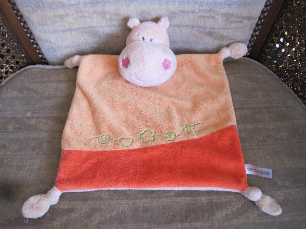 Nijlpaard knuffeldoekje lapje merk Koppen velours 3,50 euro, Ophalen of Verzenden, Zo goed als nieuw, Overige typen