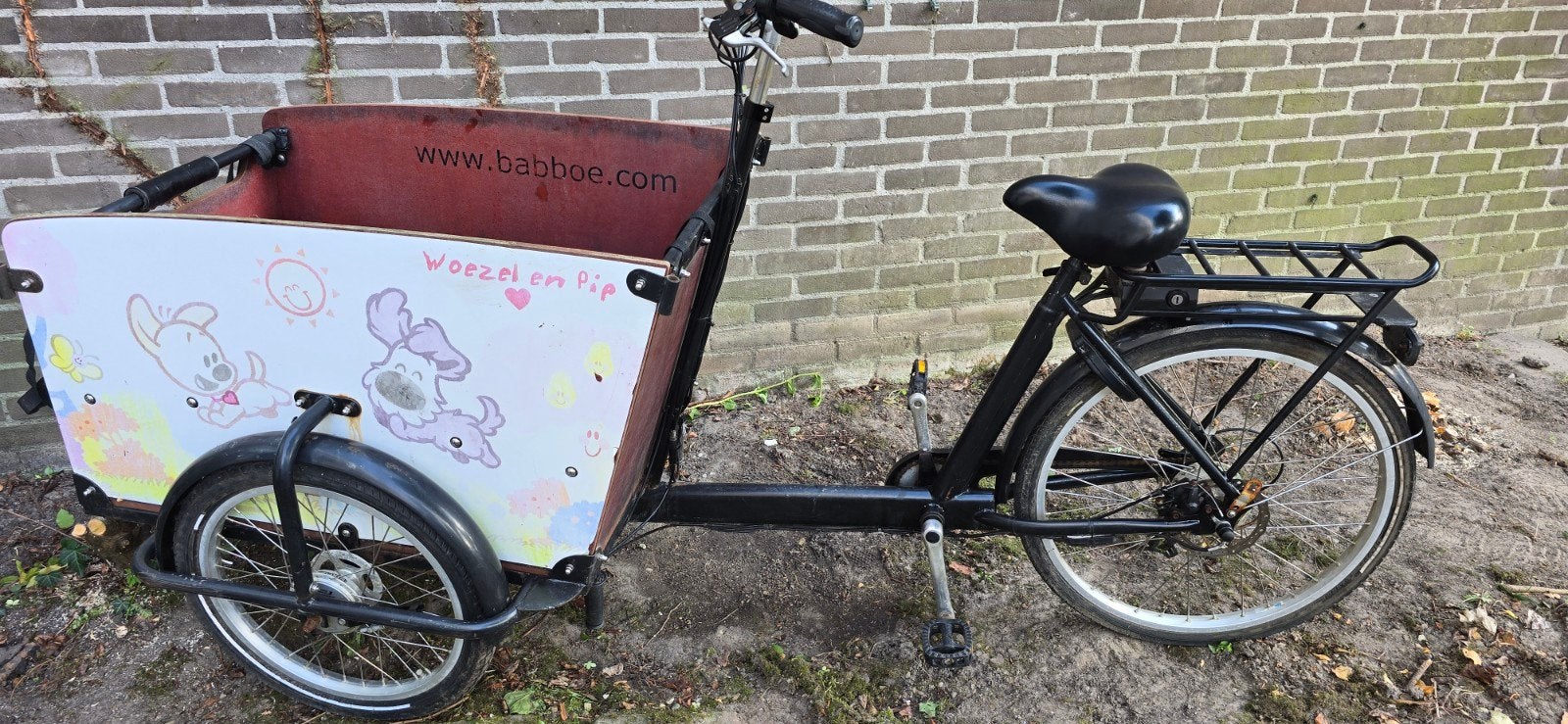 Babboe big opknapper (met werkende accu's), Ophalen, Gebruikt, 4 kinderen of meer