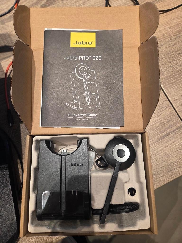 Dect headset Jabra PRO 920 Mono / 2 stuks, Ophalen, Nieuw, On-ear, Draadloos