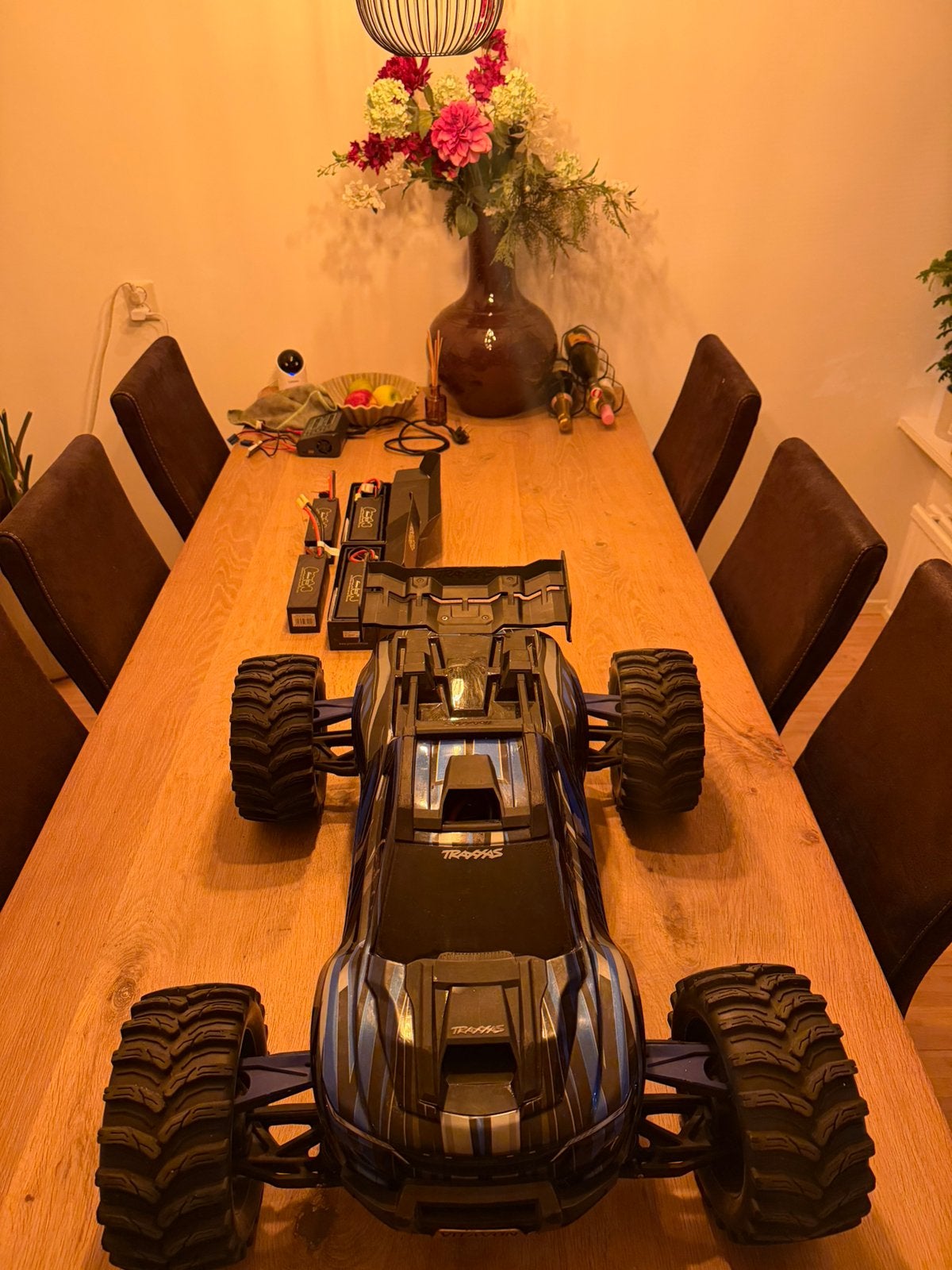 Traxxas Maxx Ultimate 4S FULLY UPGRADED Vitavon Hard Steel, Ophalen of Verzenden, Zo goed als nieuw, Overige schalen, Auto offroad