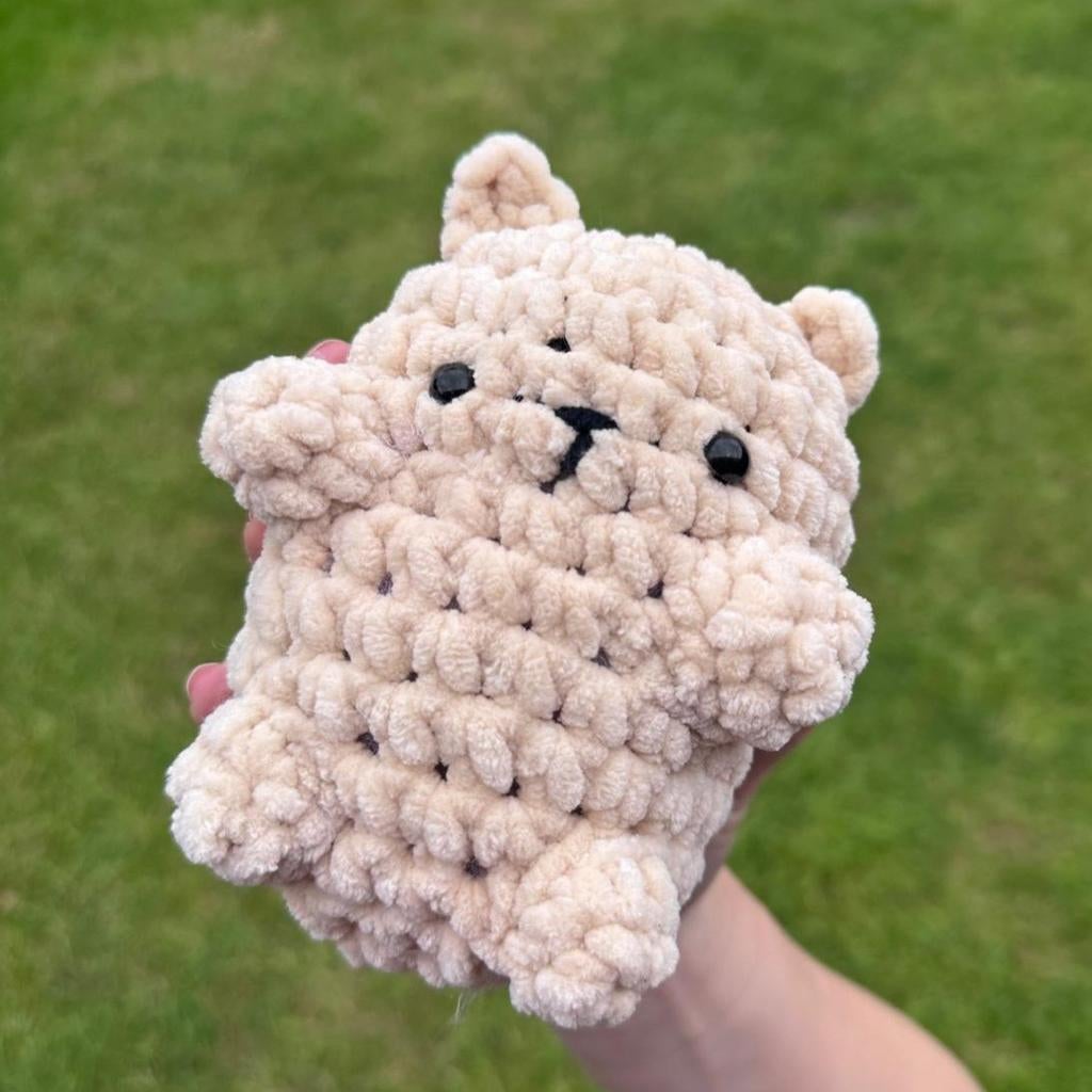 Handgemaak gehaakte knuffel, opbrangst voor het goede doel, Ophalen, Handgemaakt, Nieuw, Hond