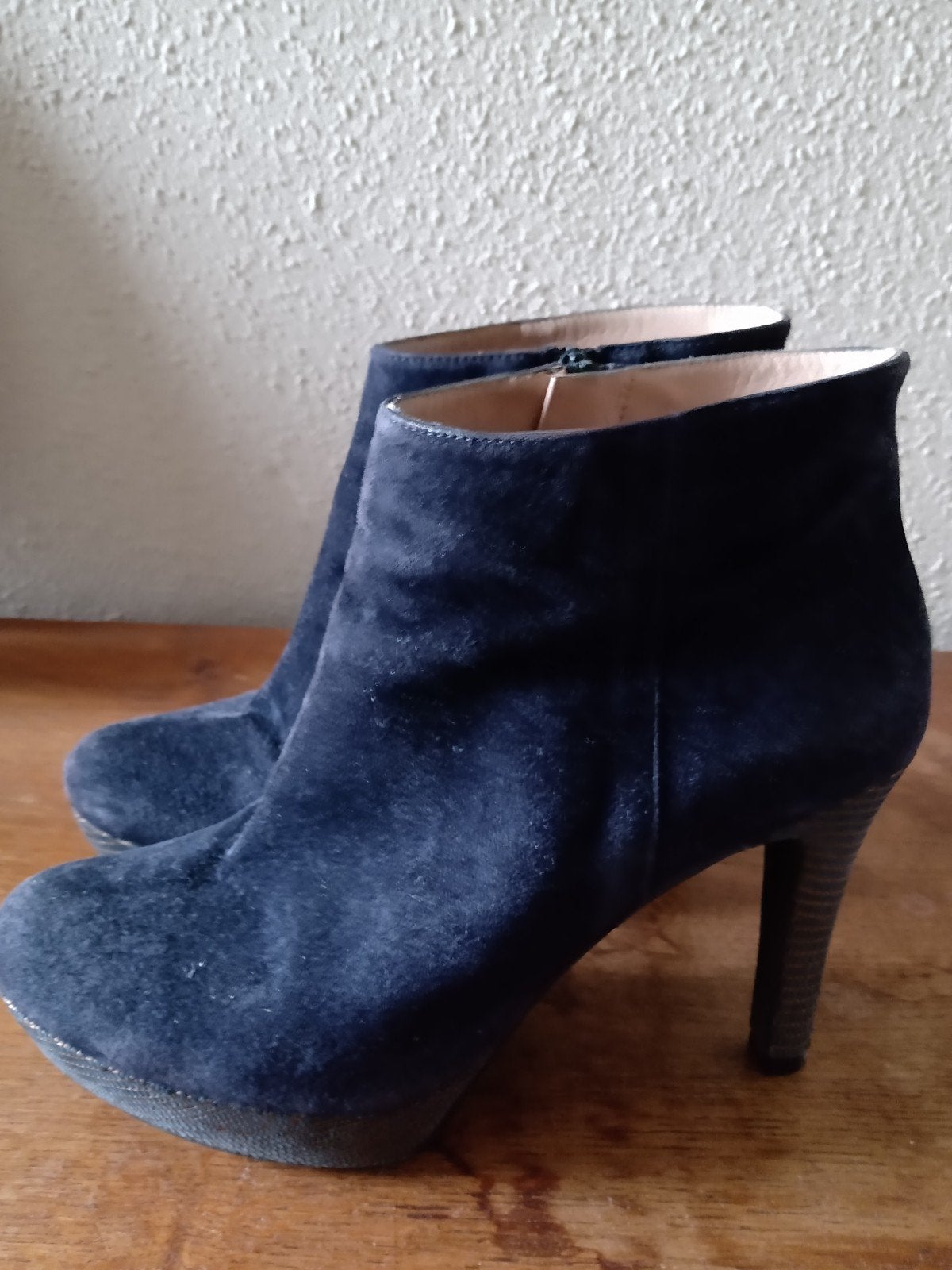 Laarsjes maat 38, blauw, suède, merk LODI, Ophalen of Verzenden, Zo goed als nieuw, Blauw
