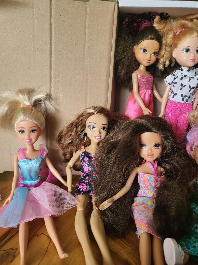 Grote partij diverse bratz  poppen, Ophalen of Verzenden, Gebruikt, Overige typen
