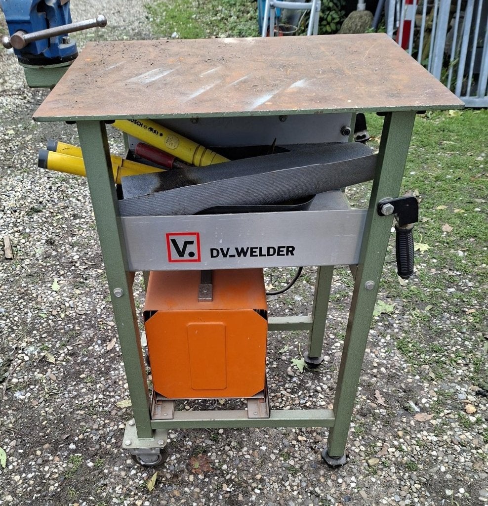 Rühter Lasapparaat 150 Amp met bankschroef, Ophalen, Gebruikt, 150 tot 250 ampère, Elektroden