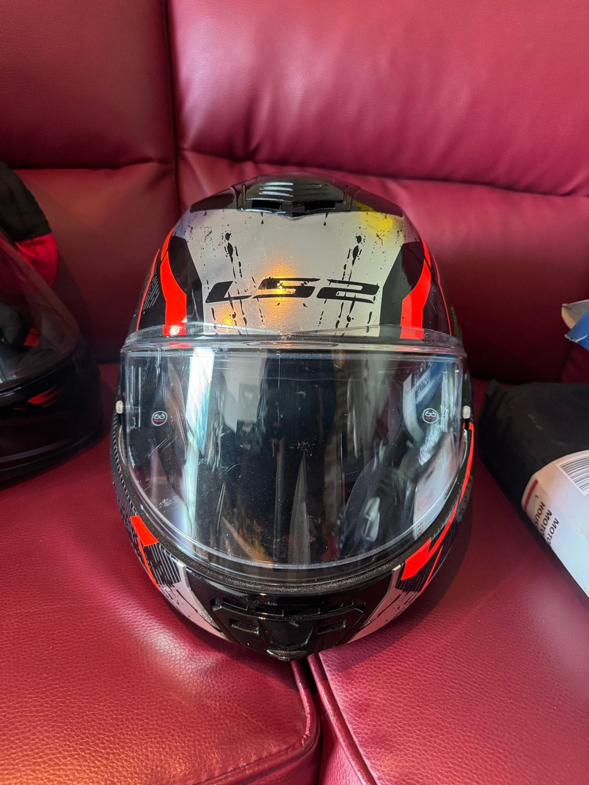 LS2 motorhelm maat L, Overige merken, Ophalen of Verzenden, Integraalhelm, L