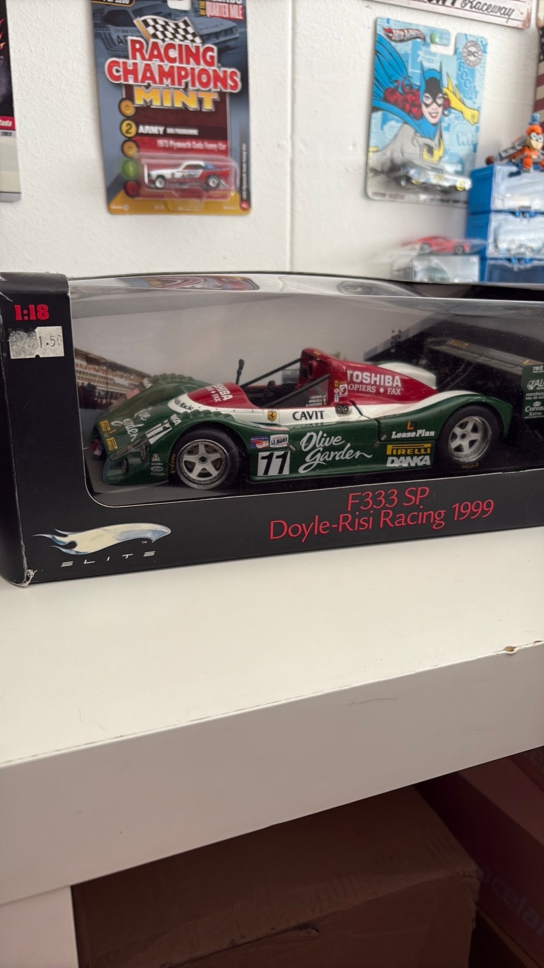 Hot Wheels Ferrari F333SP Doyle-Risi Racing ‘99 1/18, Ophalen of Verzenden, Nieuw, Auto, Hot Wheels