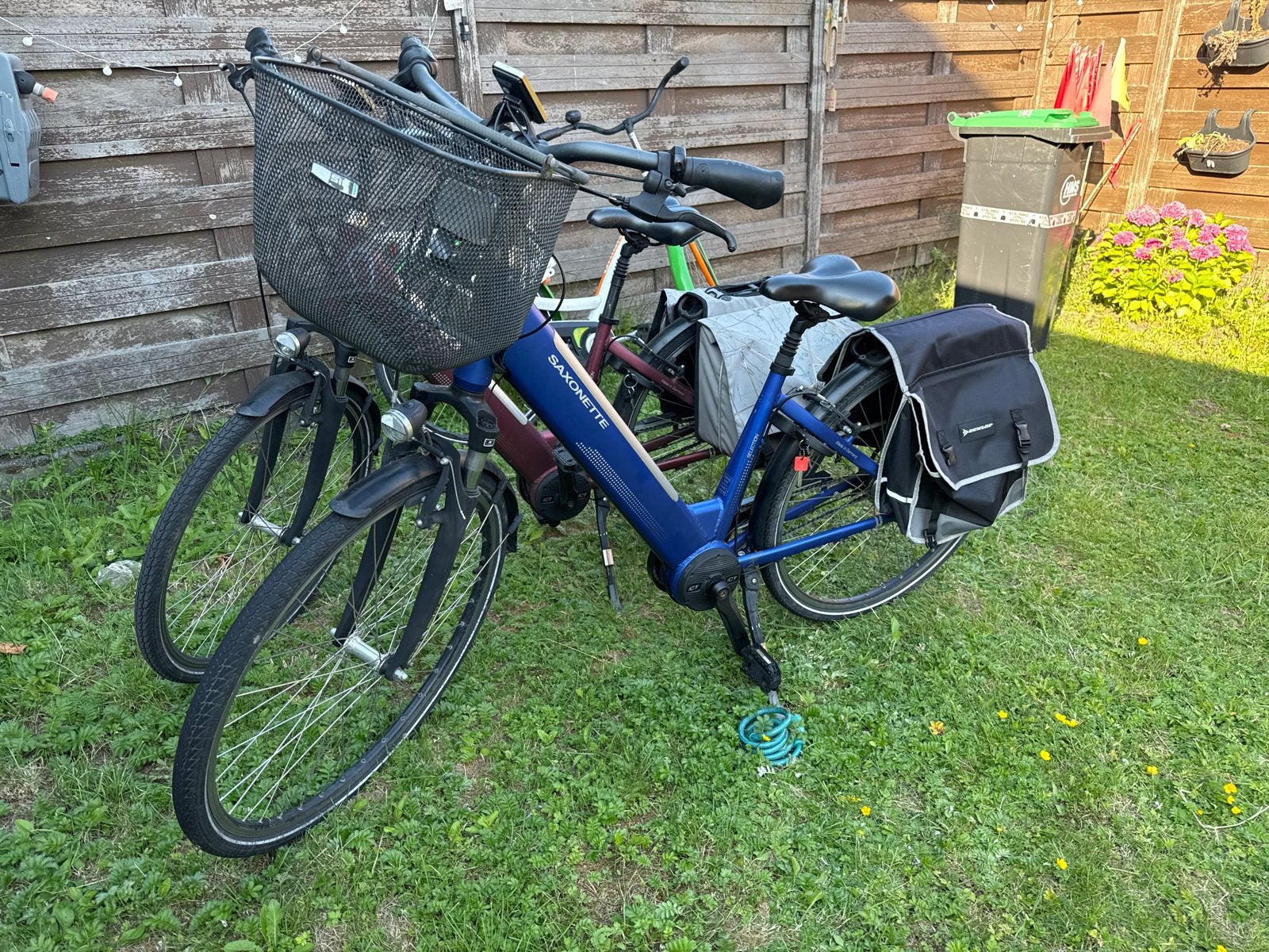 Saxionette E-bikes (2 stuks) - Blauw en Bordeaux, Fietsen en Brommers, Elektrische fietsen, Overige merken, Gebruikt, Ophalen of Verzenden