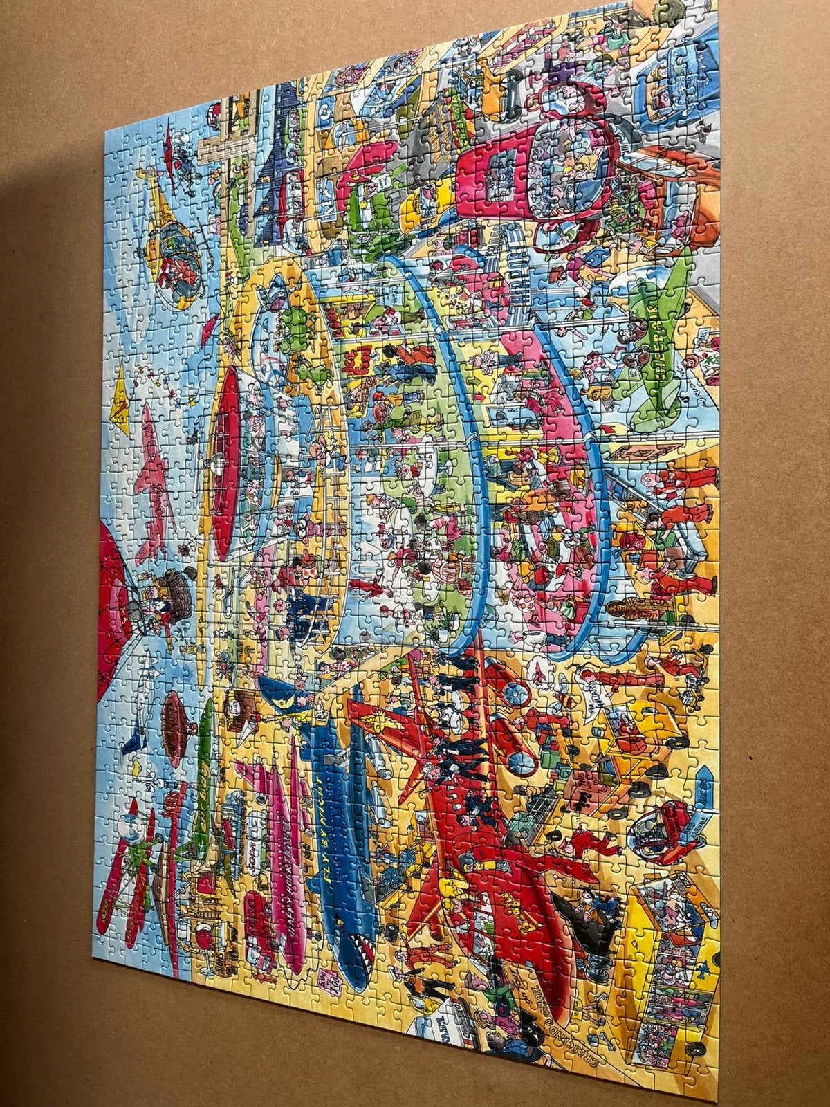 Leuke puzzel, die in spiegelbeeld gemaakt wordt, Ophalen of Verzenden, 500 t/m 1500 stukjes, Zo goed als nieuw