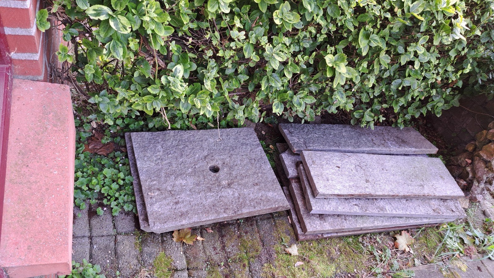 natuursteen graniet, Ophalen, Gebruikt