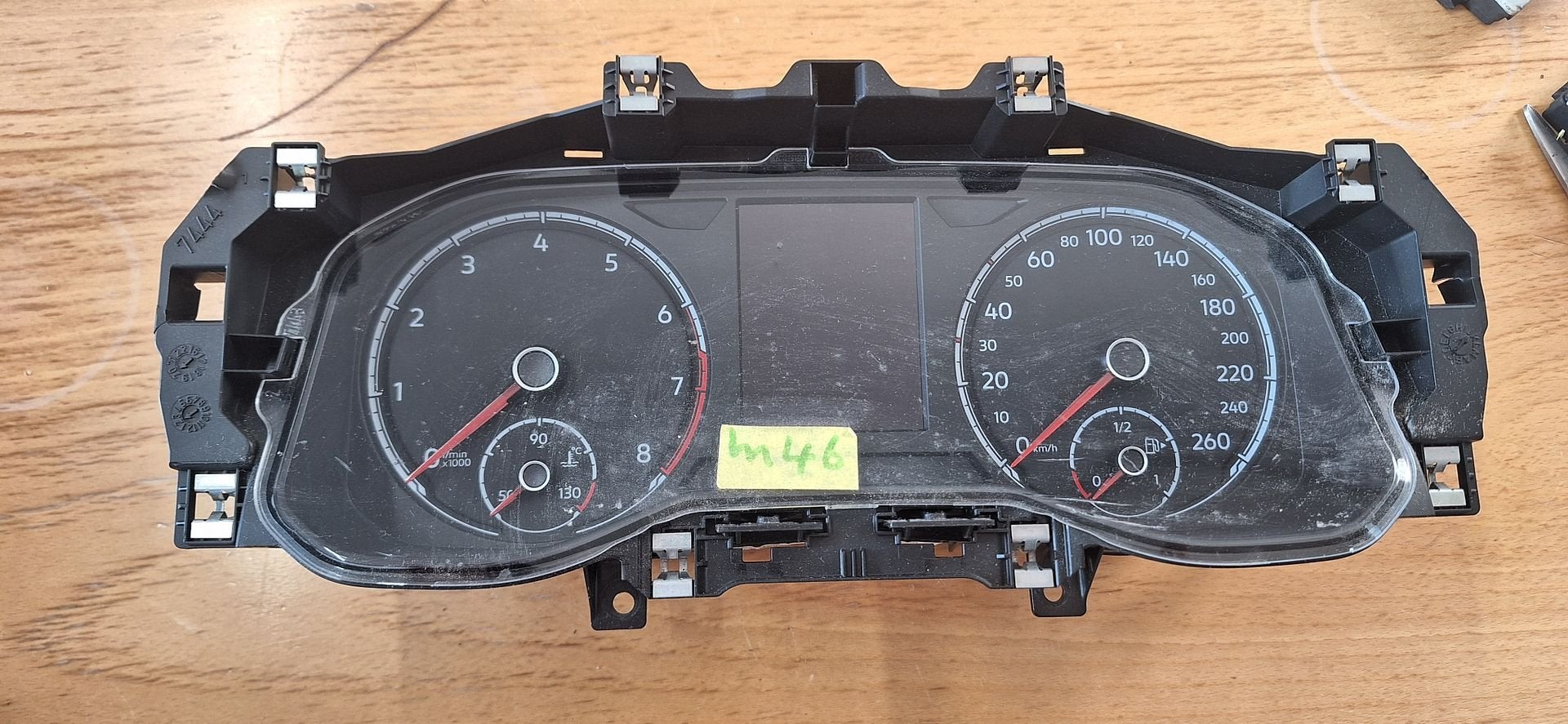 Originele VW Polo AW Tellerklok Instrumentencluster VDO 2G09, Gebruikt, -, -, Ophalen of Verzenden