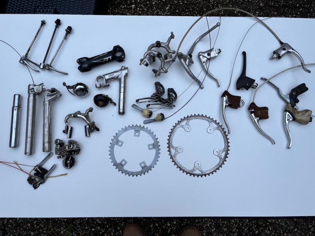 Vintage racefiets onderdelen Shimano 600 SLR Weinmann PIVO, Ophalen of Verzenden, Gebruikt, Racefiets, Remmen