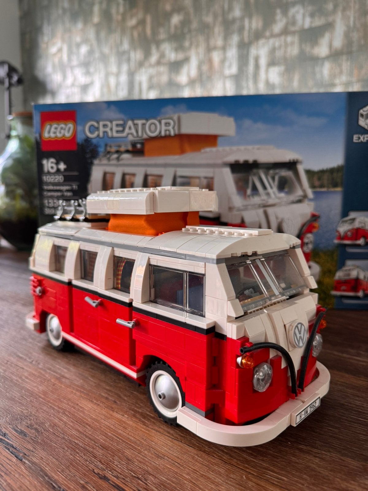LEGO 10220 Volkswagen T1 Camper, Kinderen en Baby's, Speelgoed | Duplo en Lego, Ophalen, Gebruikt, Lego, Inclusief doos