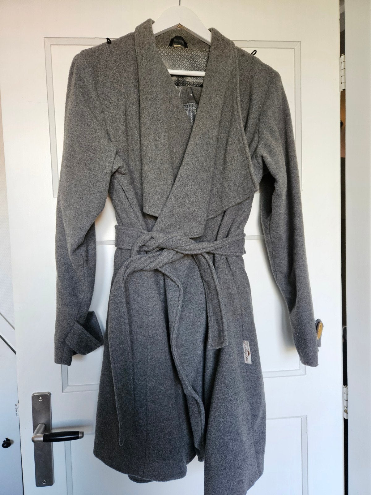 wollen Angelwings positiejas / zwangerschapsjas / draagjas, Kleding | Dames, Ophalen of Verzenden, Gedragen, Grijs