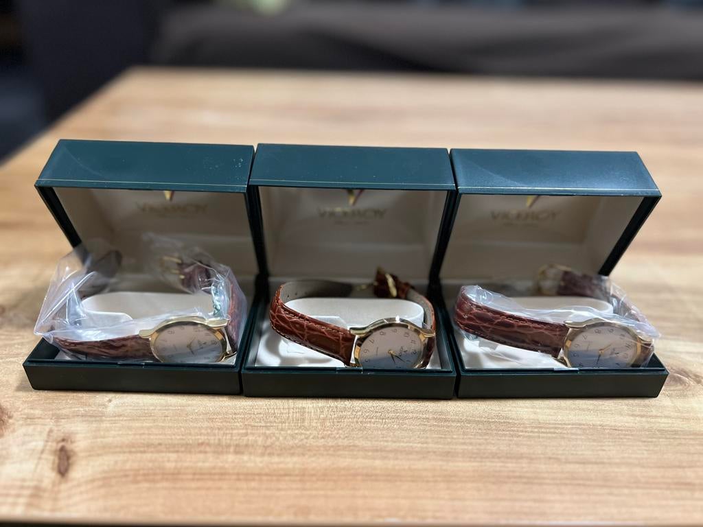 Viceroy horloge bruin voor vrouwen - 3 stuks, Ophalen of Verzenden, Zo goed als nieuw, Leer, Overige merken
